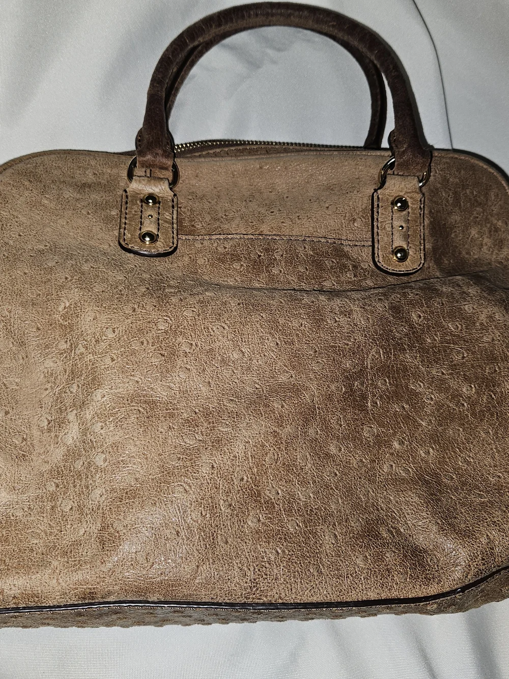 MICHAEL KORS Brown Leather Dome Satchel